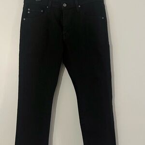 AG Everett Slim Straight Black Men's Jeans